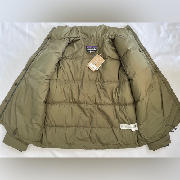 Patagonia Silent Down Jacket Puffer Women's size XL Basin Green - Picture 11 of 15